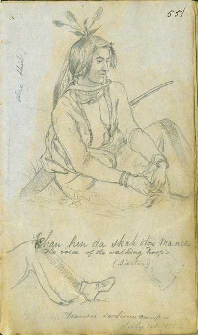 The Voice of the Walking Hoop, 1st July 1851 by Frank Blackwell Mayer