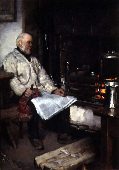Winter by Frank Bramley