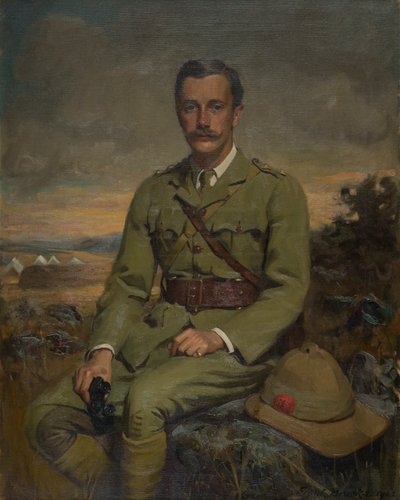 Portrait of Orlando, Viscount Newport, Afterwards 5th Earl of Bradford by Frank Brooks