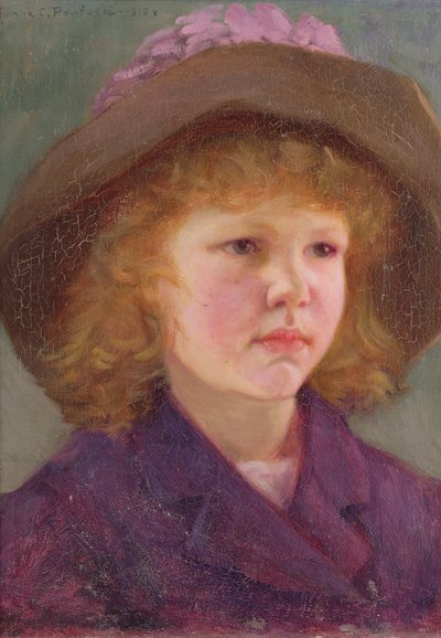 Portrait of a Young Girl by Frank C. Penfold