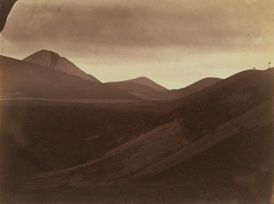 Dark Landscape with Hills, c. 1857 by Frank Chauvassaignes