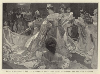 Before a Reception by the Lady Mayoress at the Mansion House by Frank Craig