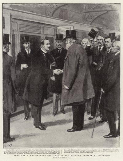 Home for a Well-Earned Rest, Sir Alfred Milner