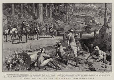 How Australian Troops at Home apply Lessons learnt in South Africa, a Column Successfully ambushed by Frank Dadd