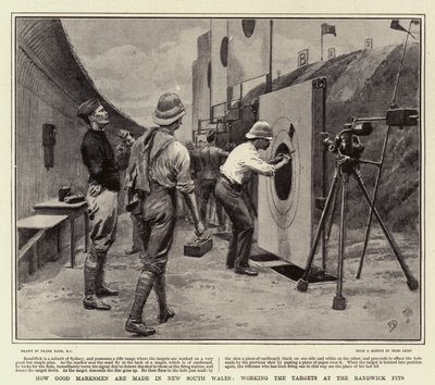 How Good Marksmen are Made in New South Wales, Working the Targets at the Randwick Pits by Frank Dadd