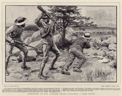 Surrender or Die! Burgher Police capturing a Boer Sniper by Frank Dadd