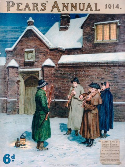 The Christmas Waits, Cover of Pears Annual by Frank Dadd