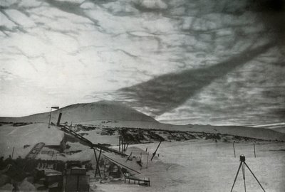 The Shadow of Mount Erebus on the Clouds by Frank Debenham