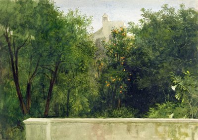 An Italian Garden by Frank Dicksee