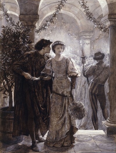 Scenes from Romeo and Juliet: The Ball Scene by Frank Dicksee