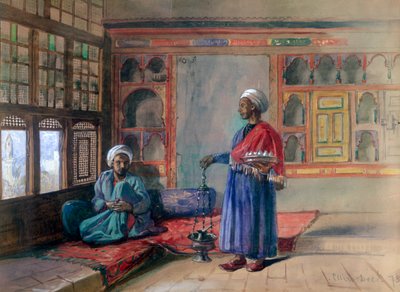 Apartment in the House of the Sheikh Sadat, Cairo by Frank Dillon