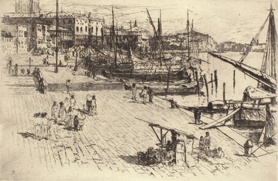 Riva Degli Schiavoni (Plate 1) by Frank Duveneck