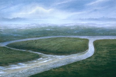 Valley of the River Colne, Southern England, 8000 BC by Frank Gardiner