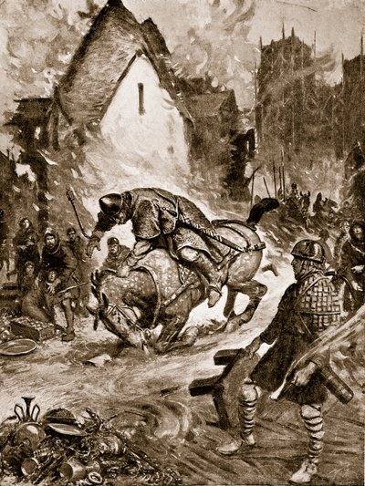 William Fatally Injured at Mantes, Illustration from 