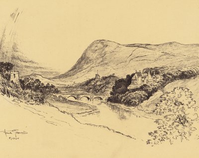 Ribblesdale and Pendle Hill by Frank Greenwood