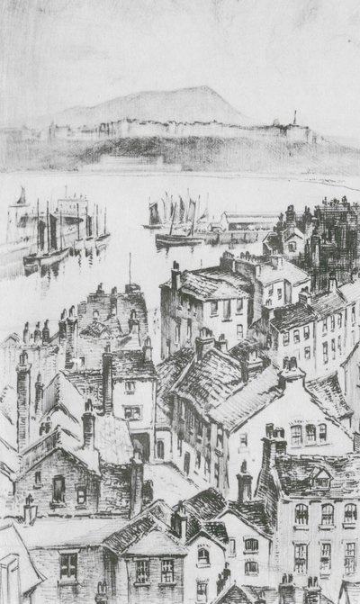 Scarborough from Castle Hill by Frank Greenwood