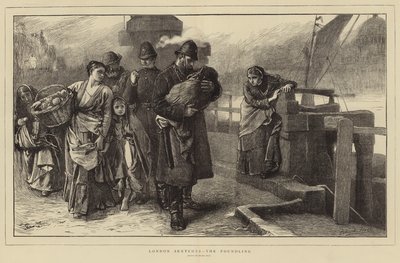 London Sketches - The Foundling by Frank Holl