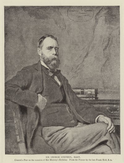 Sir George Stephen, Baronet by Frank Holl