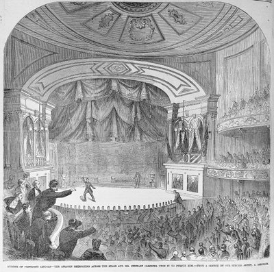 The Assassination of Abraham Lincoln in the Box at Ford