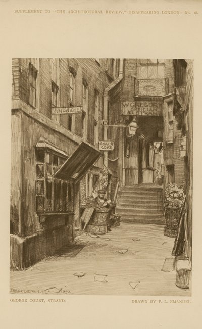 George Court on the Strand by Frank Lewis Emanuel