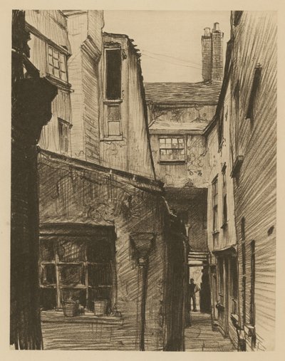The Old Horse and Groom, back of Holborn Above Bars, London by Frank Lewis Emanuel