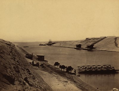 Lake Timsah, Suez from opposite the chalet by Frank Mason Good