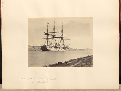 Man of War on the Suez Canal at Kantara by Frank Mason Good