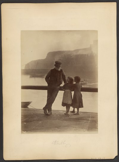 Old Man and Two Girls by Frank Meadow Sutcliffe
