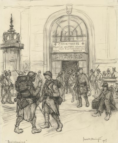 Permissionaires, 1917 by Frank Milton Armington
