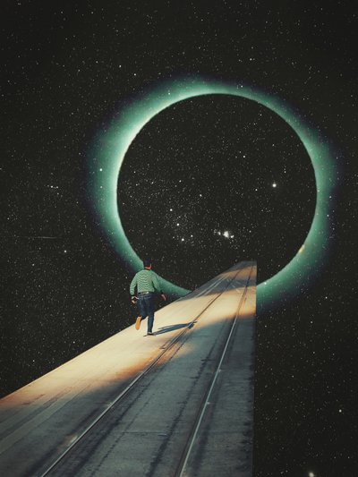 Escaping Into the Void by Frank Moth