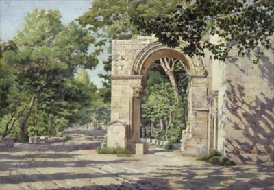 Les Aliscamps, Arles by Frank Randal
