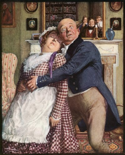 Mr. Pickwick Undergoes a Trying Experience by Frank Reynolds