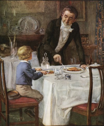 The Friendly Waiter by Frank Reynolds