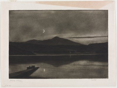 Screel Hill and Urr Water from Kypford by Frank Short