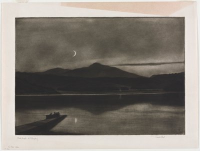 Screel Hill and Urr Water from Kypford by Frank Short