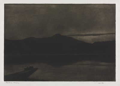 Screel Hill and Urr Water from Kypford by Frank Short