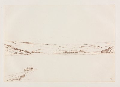 Screel Hill and Urr Water from Kypford by Frank Short