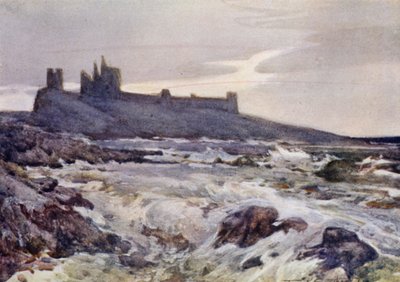 Dunstanburgh Castle by Frank Southgate