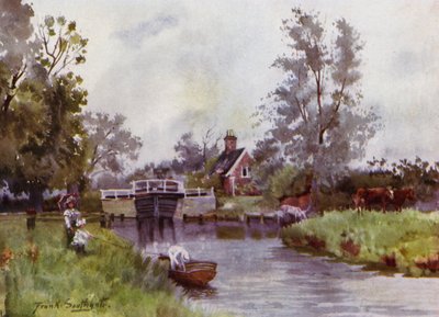 Norfolk Broads: Coltishall Lock by Frank Southgate