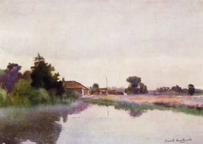 Norfolk Broads: Rising Mists, Coltishall by Frank Southgate