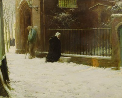 Outside the Church by Frank Spenlove Spenlove