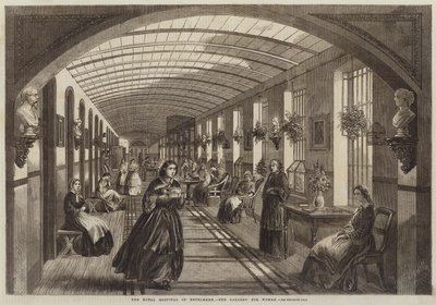 The Royal Hospital of Bethlehem, the Gallery for Women by Frank Vizetelly
