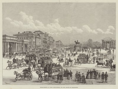Improvements at Hyde Park-Corner, and New Statue of Wellington by Frank Watkins