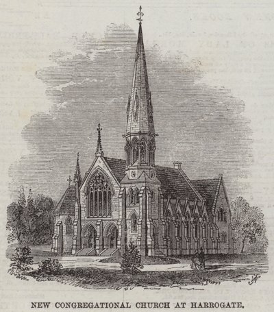 New Congregational Church at Harrogate by Frank Watkins