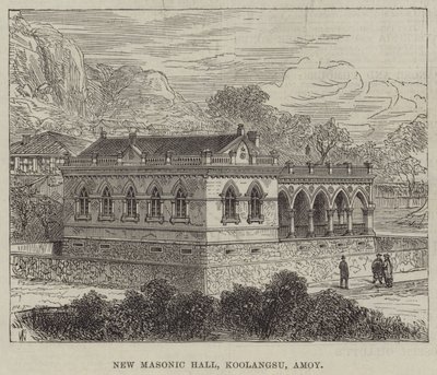 New Masonic Hall, Koolangsu, Amoy by Frank Watkins