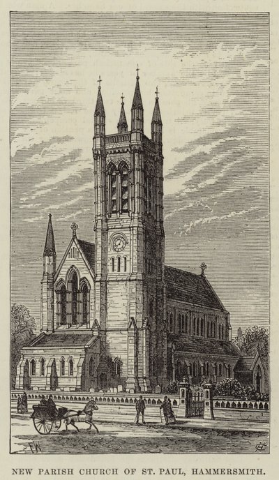 New Parish Church of St Paul, Hammersmith by Frank Watkins