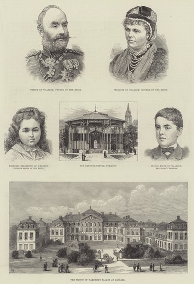 Royal Wedding of Prince Leopold and Princess Helena by Frank Watkins