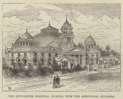 The Devonshire Hospital, Buxton, with the Additional Building by Frank Watkins