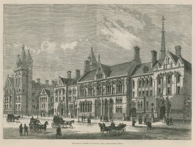 The Royal Courts of Justice: The Carey Street Front by Frank Watkins