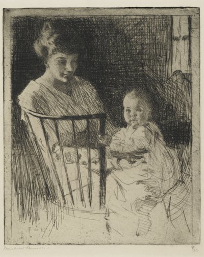 Mother and Child by Frank Weston Benson